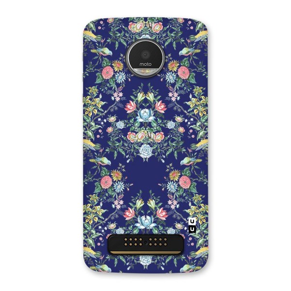 Little Flowers Pattern Back Case for Moto Z Play