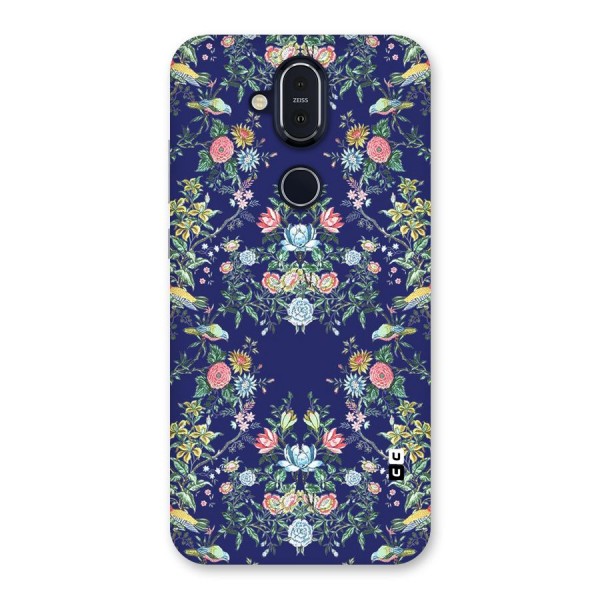 Little Flowers Pattern Back Case for Nokia 8.1