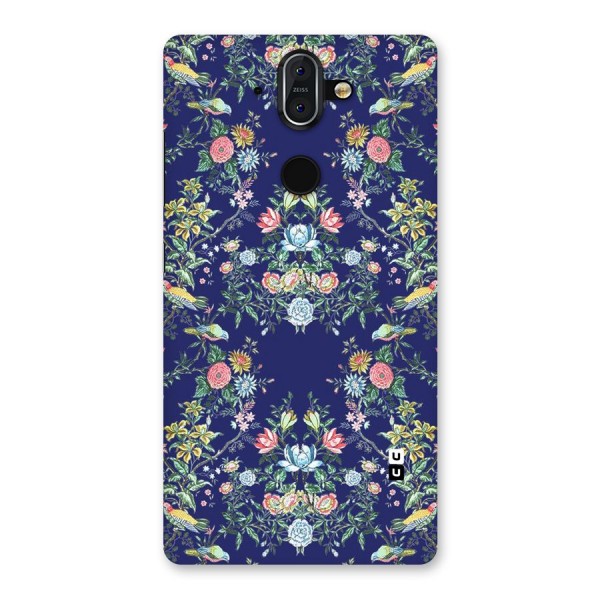 Little Flowers Pattern Back Case for Nokia 8 Sirocco