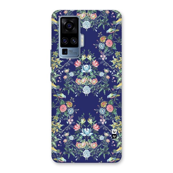 Little Flowers Pattern Back Case for Vivo X50 Pro