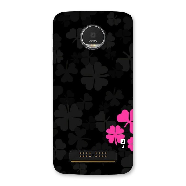 Little Pink Flower Back Case for Moto Z Play