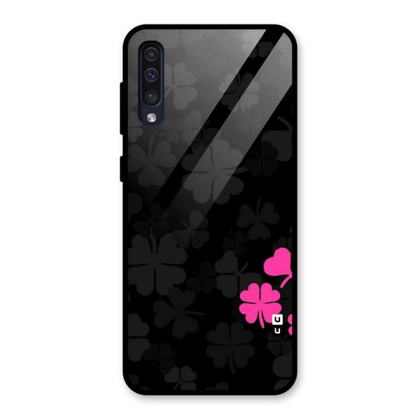 Little Pink Flower Glass Back Case for Galaxy A50s