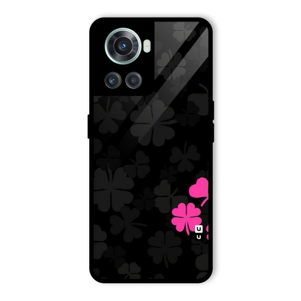Little Pink Flower Glass Back Case for OnePlus 10R
