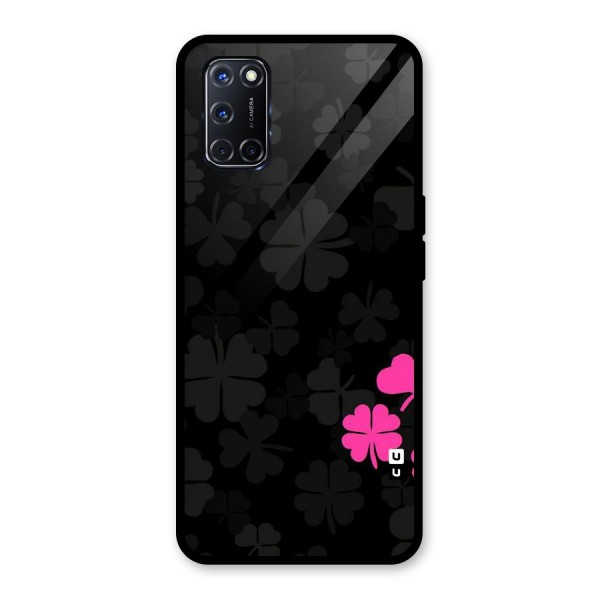 Little Pink Flower Glass Back Case for Oppo A52