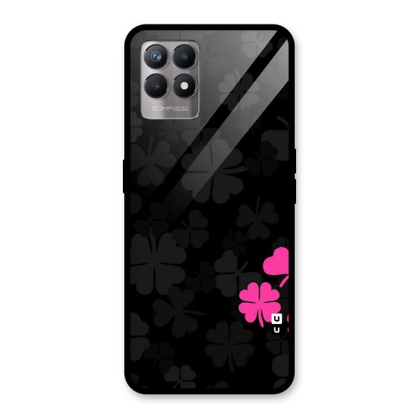 Little Pink Flower Glass Back Case for Realme 8i