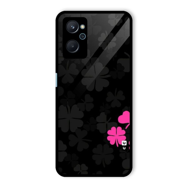 Little Pink Flower Glass Back Case for Realme 9i