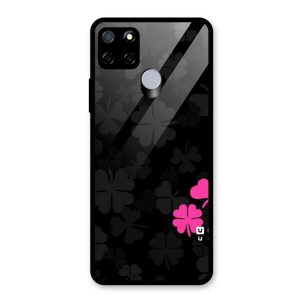 Little Pink Flower Glass Back Case for Realme C15