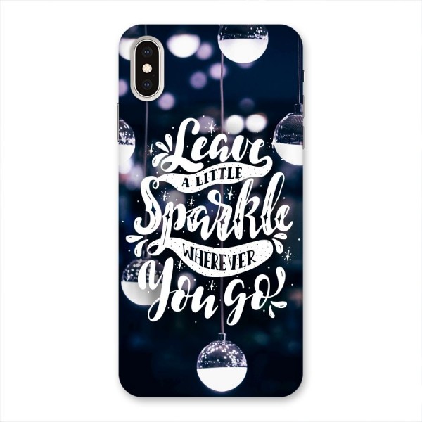 Little Spark Back Case for iPhone XS Max