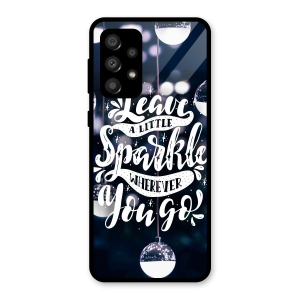 Little Spark Glass Back Case for Galaxy A32