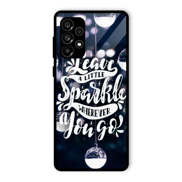 Little Spark Glass Back Case for Galaxy A73 5G