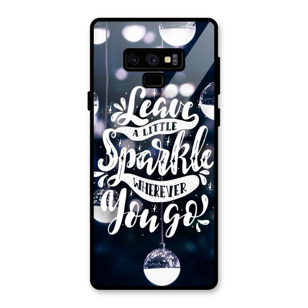 Little Spark Glass Back Case for Galaxy Note 9