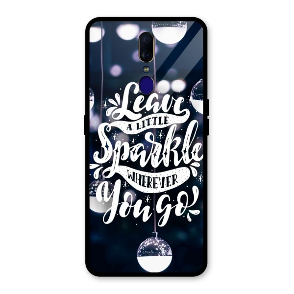 Little Spark Glass Back Case for Oppo F11