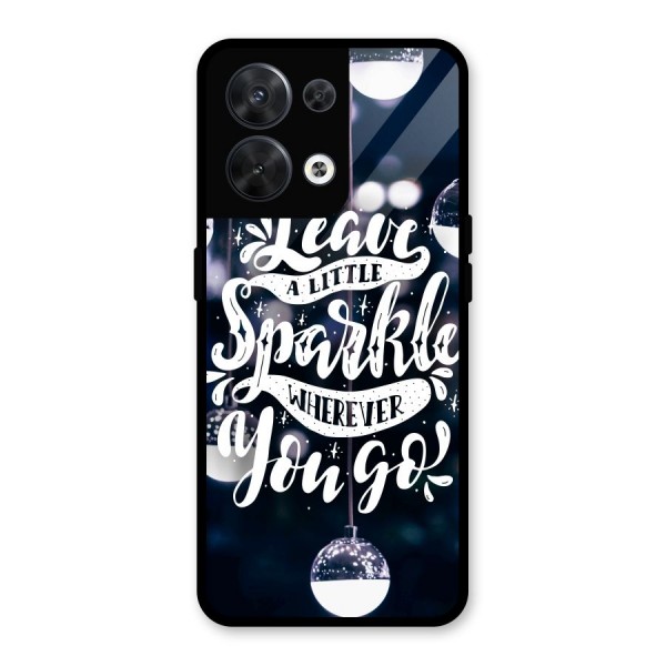 Little Spark Glass Back Case for Oppo Reno8 5G