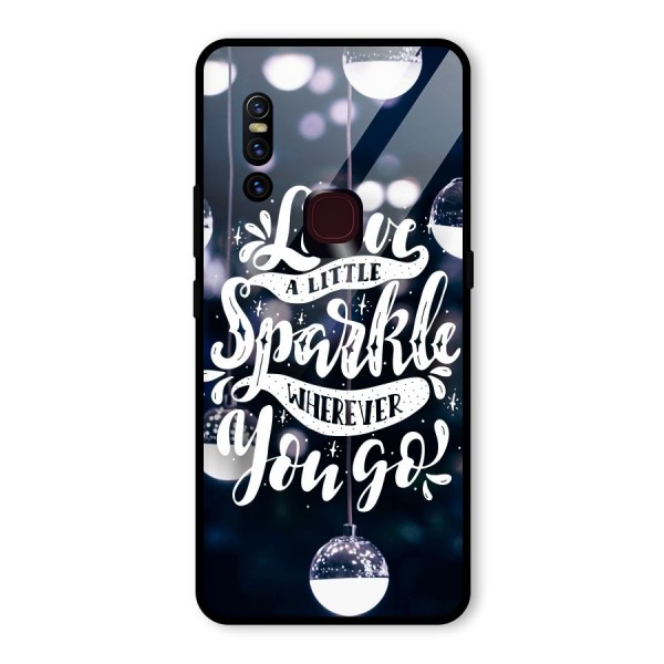 Little Spark Glass Back Case for Vivo V15