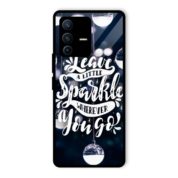 Little Spark Glass Back Case for Vivo V23 Pro