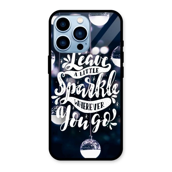 Little Spark Glass Back Case for iPhone 13 Pro