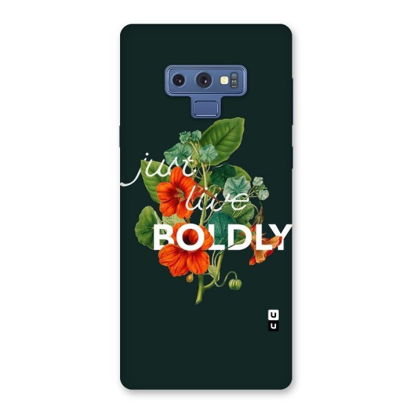 Live Boldly Back Case for Galaxy Note 9