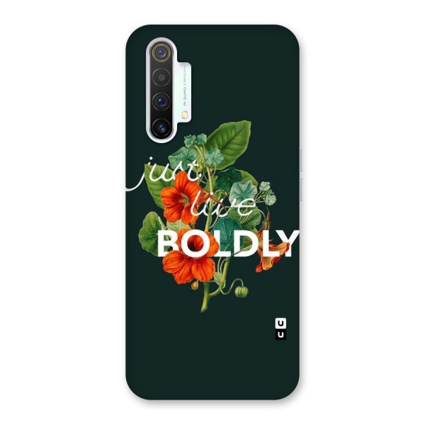 Live Boldly Back Case for Realme X3 SuperZoom