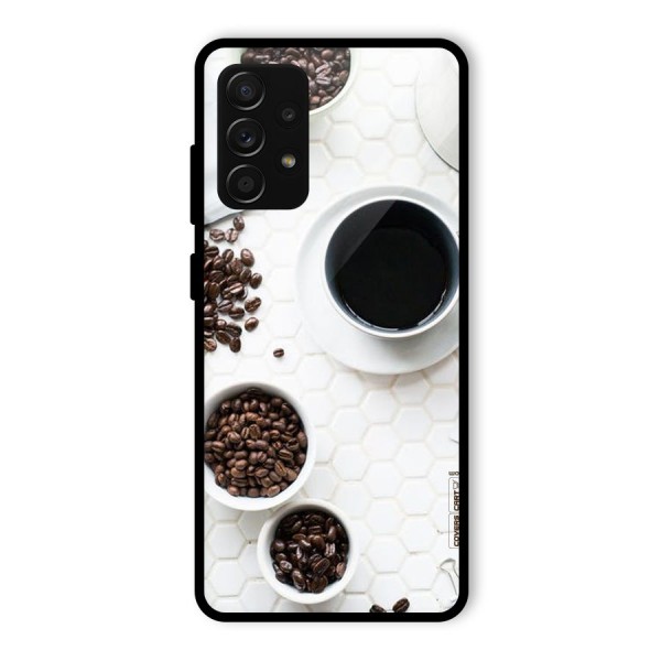 Live Coffee Glass Back Case for Galaxy A53 5G
