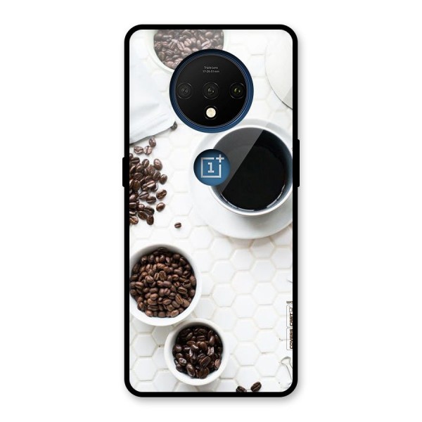 Live Coffee Glass Back Case for OnePlus 7T