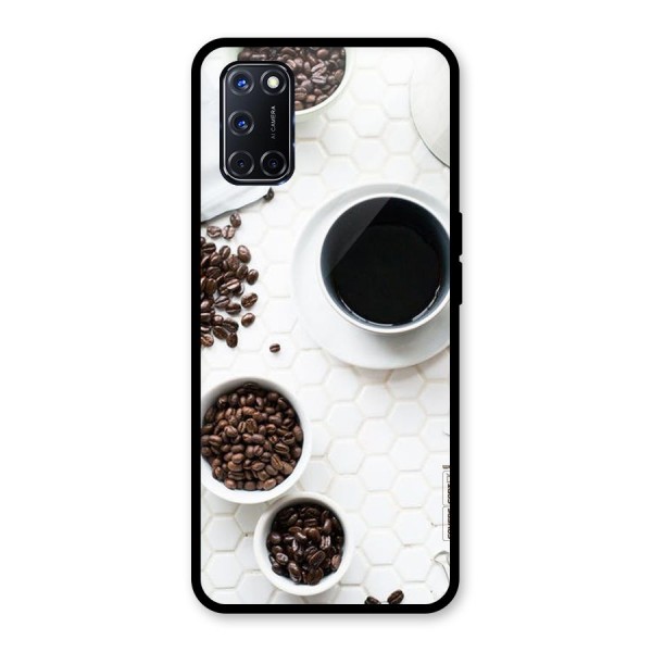 Live Coffee Glass Back Case for Oppo A52