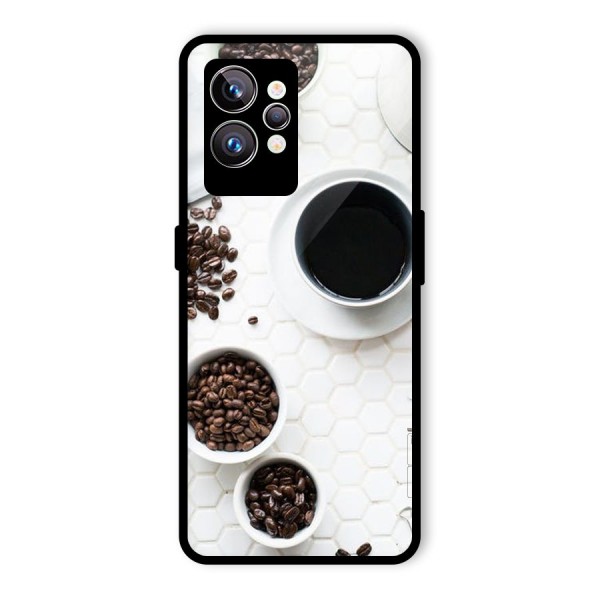 Live Coffee Glass Back Case for Realme GT2 Pro