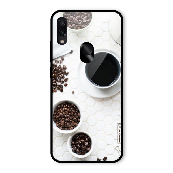 Live Coffee Glass Back Case for Redmi Note 7