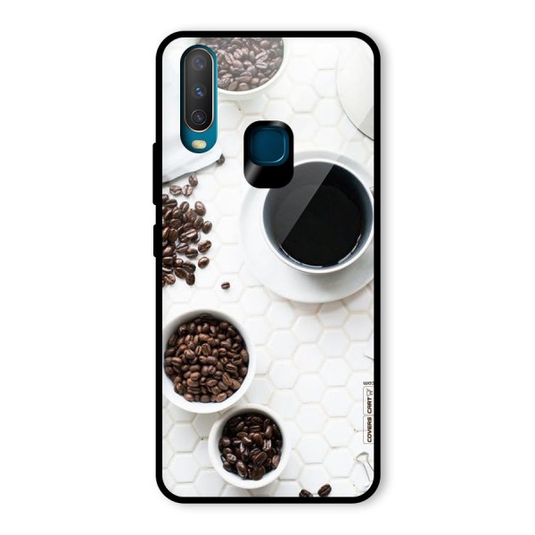 Live Coffee Glass Back Case for Vivo Y17