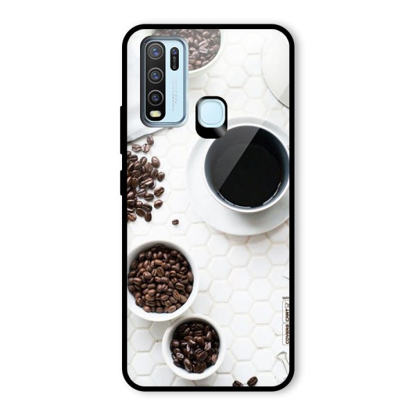 Live Coffee Glass Back Case for Vivo Y50