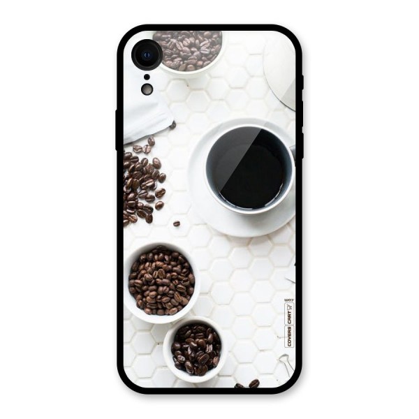 Live Coffee Glass Back Case for XR