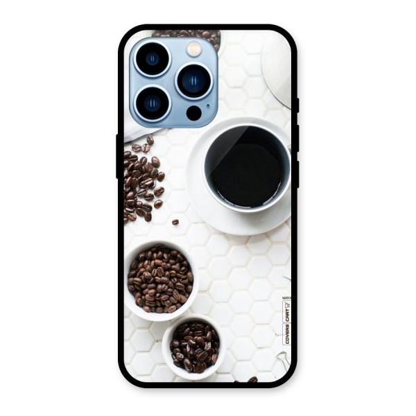 Live Coffee Glass Back Case for iPhone 13 Pro