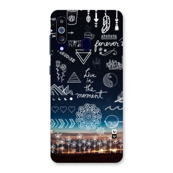 Live In The Moment Back Case for Galaxy A60