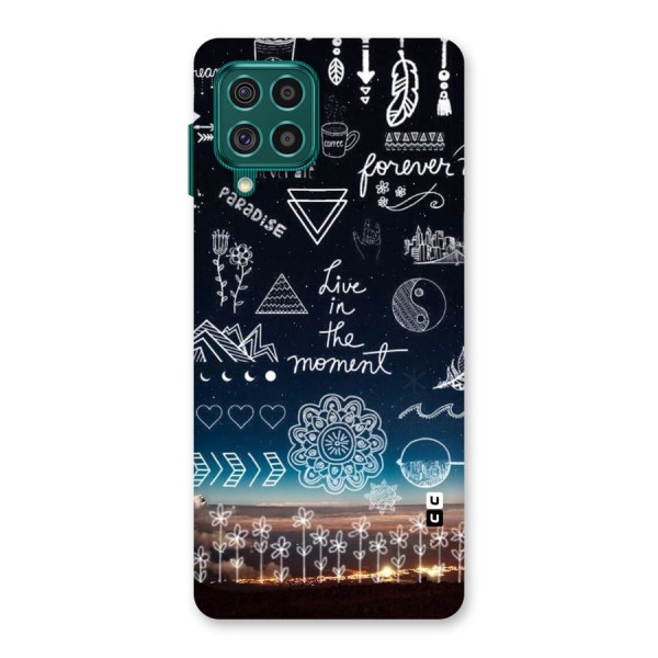 Live In The Moment Back Case for Galaxy F62