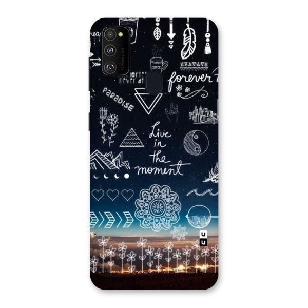 Live In The Moment Back Case for Galaxy M21