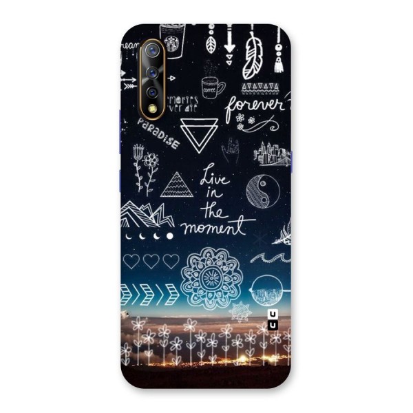 Live In The Moment Back Case for Vivo S1