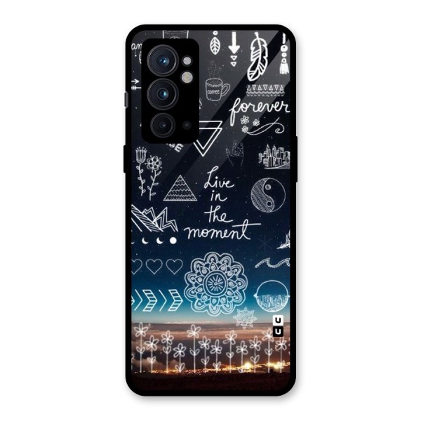 Live In The Moment Glass Back Case for OnePlus 9RT 5G