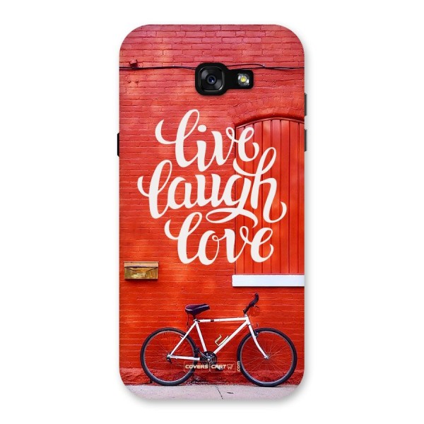 Live Laugh Love Back Case for Galaxy A7 (2017)