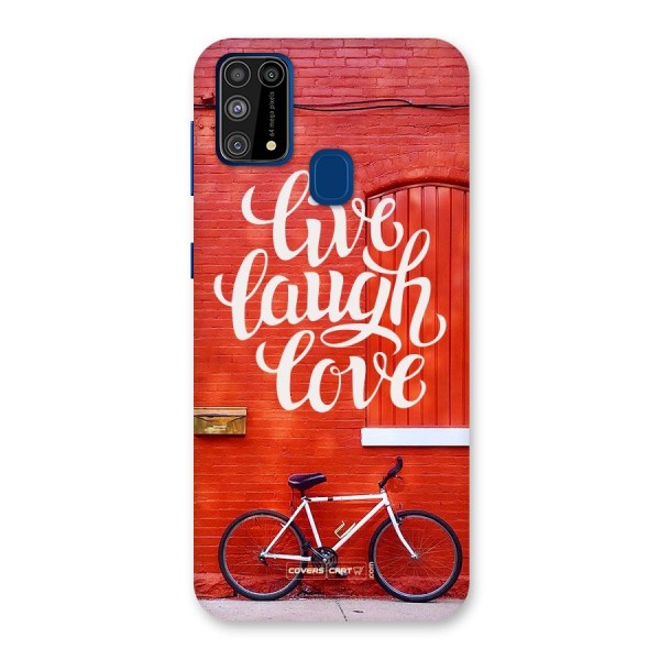 Live Laugh Love Back Case for Galaxy F41