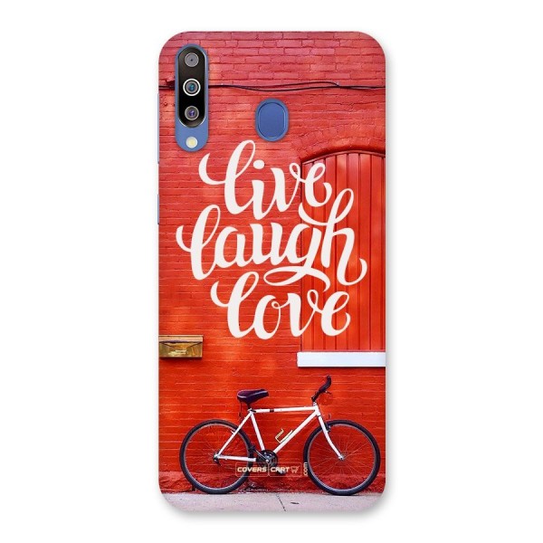 Live Laugh Love Back Case for Galaxy M30