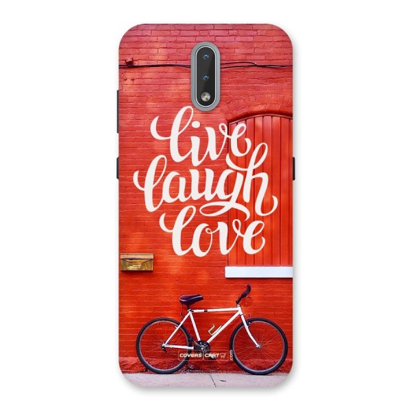 Live Laugh Love Back Case for Nokia 2.3