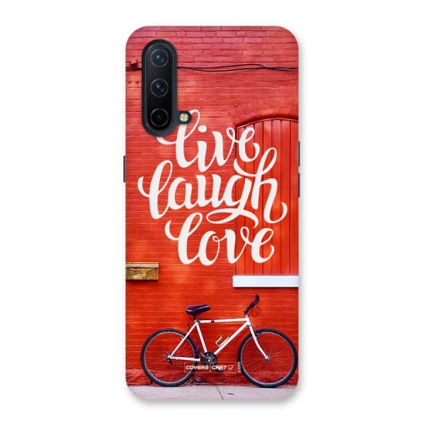 Live Laugh Love Back Case for OnePlus Nord CE 5G
