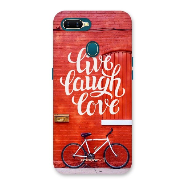 Live Laugh Love Back Case for Oppo A12