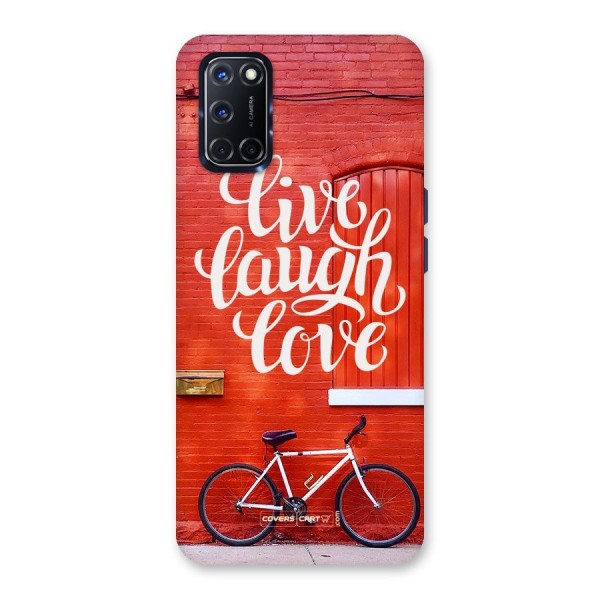 Live Laugh Love Back Case for Oppo A52