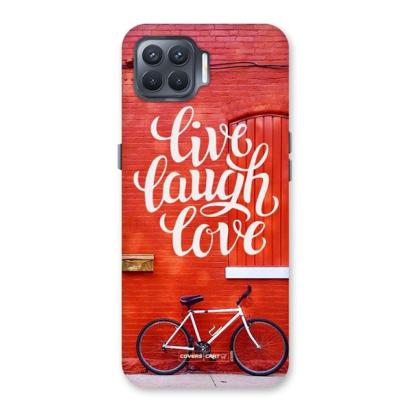 Live Laugh Love Back Case for Oppo F17 Pro