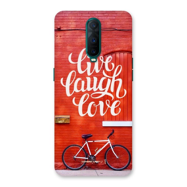 Live Laugh Love Back Case for Oppo R17 Pro