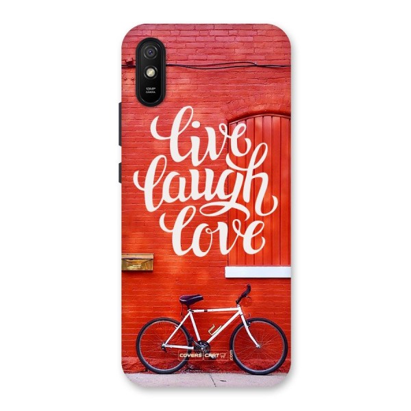 Live Laugh Love Back Case for Redmi 9i