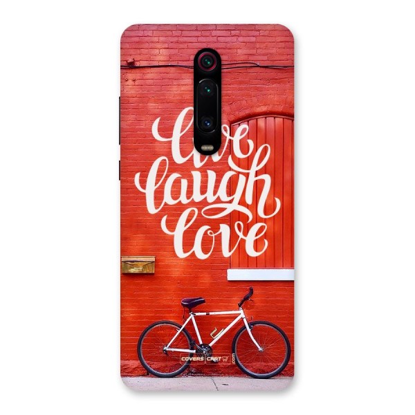 Live Laugh Love Back Case for Redmi K20 Pro