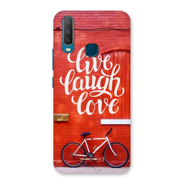 Live Laugh Love Back Case for Vivo Y15