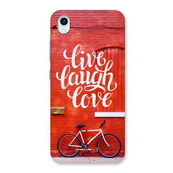 Live Laugh Love Back Case for Vivo Y1s