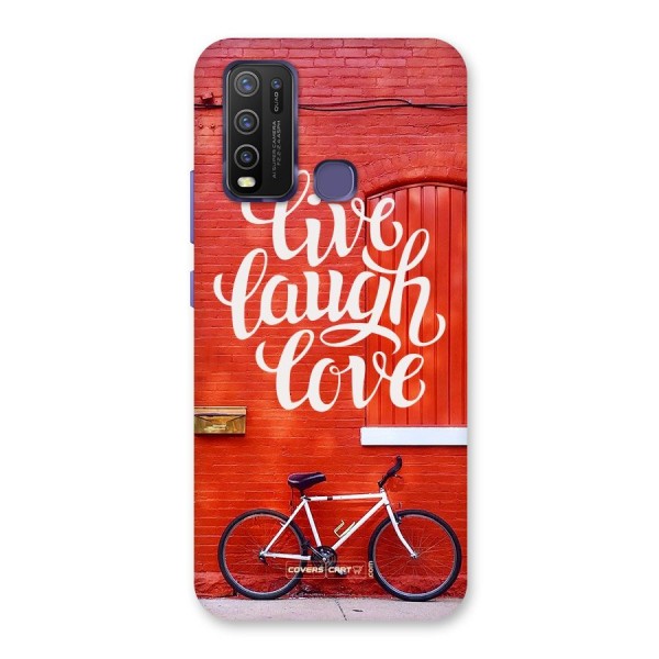 Live Laugh Love Back Case for Vivo Y30